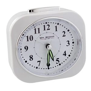 Image of Oblong Alarm Clock - White