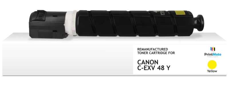 Image of PrintMate Canon C-EXV48 Y. remanufactured toner. Yellow 11500p