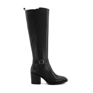 Dune London Trance Knee High Boots - Black