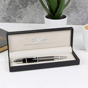 Image of Stratton Ballpoint Pen - Black & Gunmetal Grey