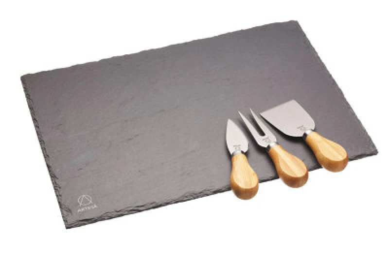 Image of Artesa Cheese Platter Set Black