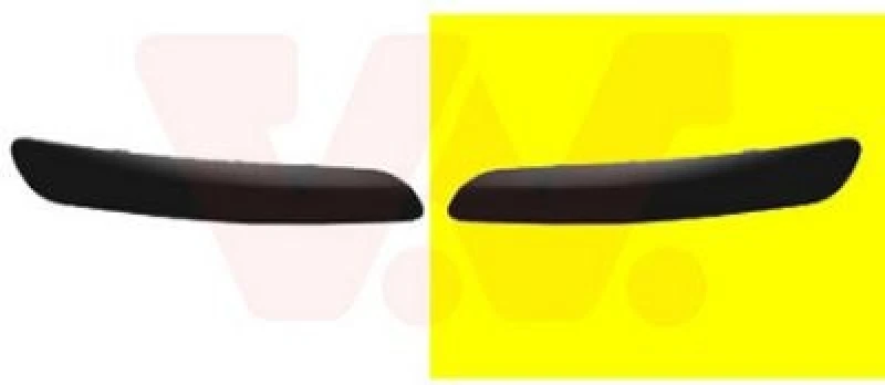 Image of VAN WEZEL Bumper cover VAN WEZEL 5895583