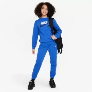 Image of Nike Sportswear Big Kids Tracksuit - Blue
