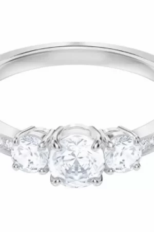 image of Ladies Swarovski Jewellery Attract Trilogy Ring Size N 5414972