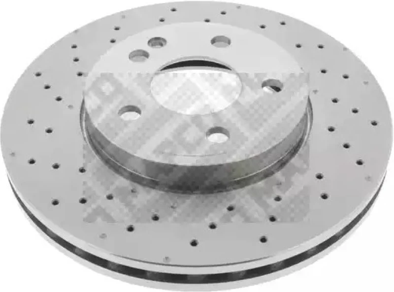 Image of MAPCO 45844 Brake disc Front Axle, perforated/vented Brake Disc (82)