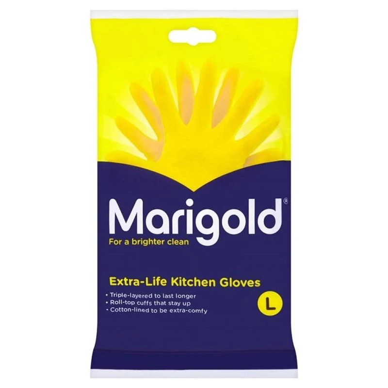 Image of Marigold Extra-Life Kitchen Gloves Large Multicolor Unisex