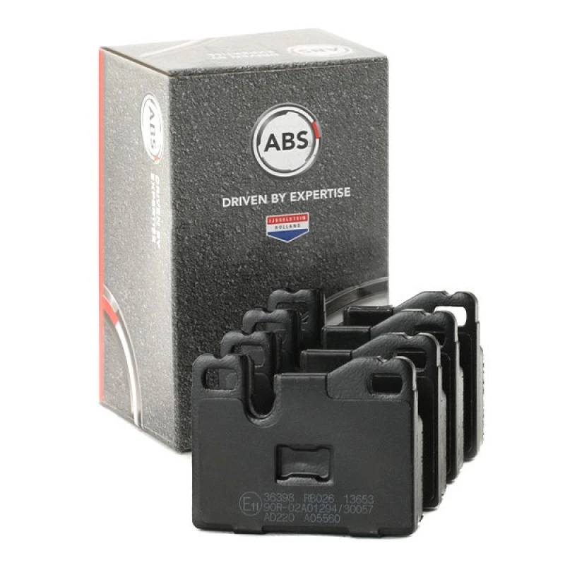Image of A.B.S. 36398 Brake pad set prepared for wear warning indicator Brake Pad Set,disc brake (402)
