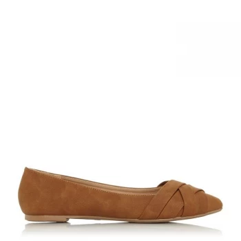 Head Over Heels Dune Harpey Ballet Pumps Womens - Tan351