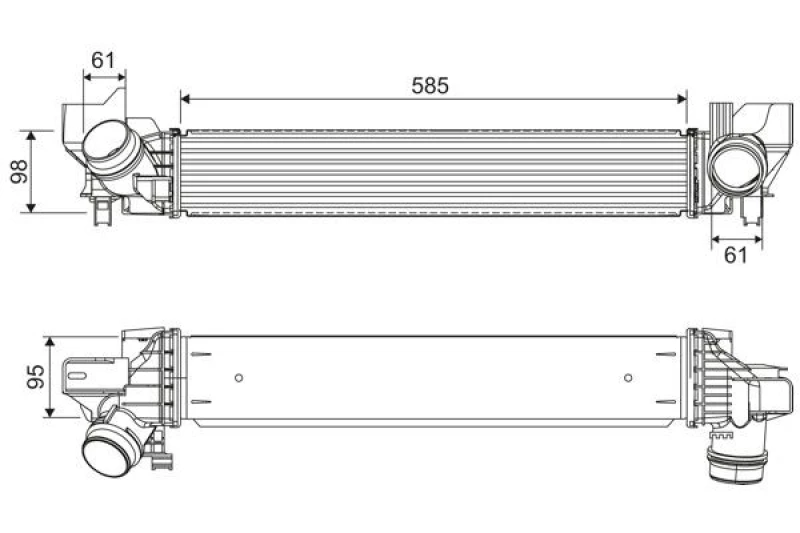 Image of Intercooler VALEO 818318