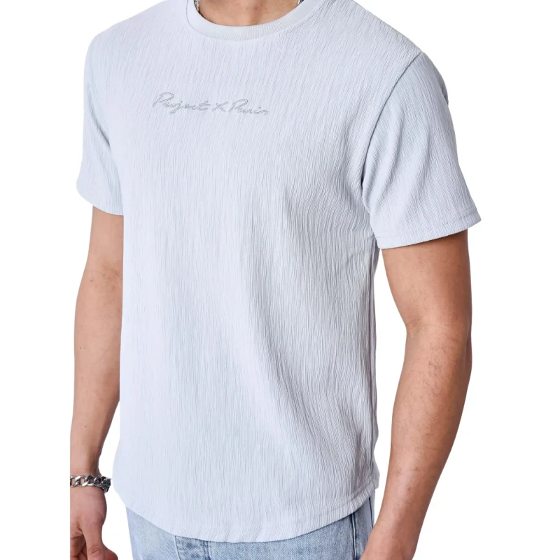 Image of Project X Paris Elegant signature T-Shirt Project X Paris Bleu Male XS