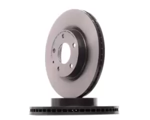 Image of BREMBO Brake disc MAZDA 09.C652.11 B45G33251A,BJT233251A Brake rotor,Brake discs,Brake rotors