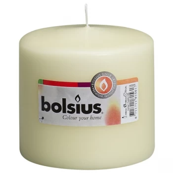 image of Bolsius Pillar Candle Single 100mm Ivory