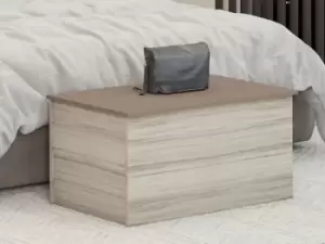 Image of Seconique Nevada Oyster Gloss and Oak Blanket Box