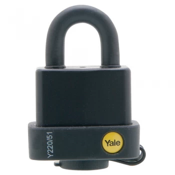 Image of Yale 51mm Weatherproof Padlock
