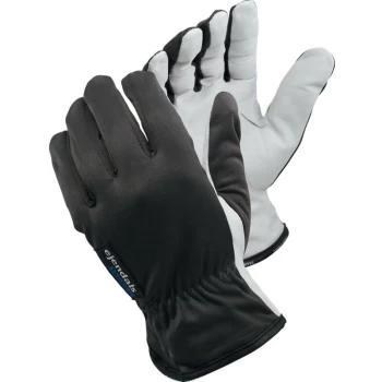 image of 114 Tegera Palm-side Coated Grey/White Gloves - Size 10 - Ejendals