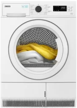Image of Zanussi ZDH87B4PW 8KG Heat Pump Tumble Dryer