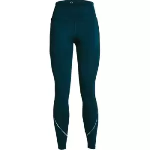 image of Under Armour Armour Rush Scallop Leggings Womens - Blue