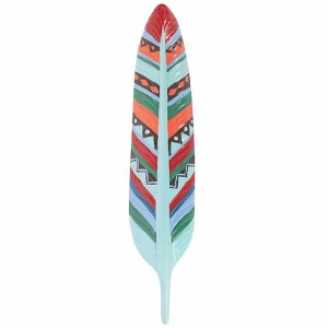 Image of Boho Bandit Plaque Wood Feather