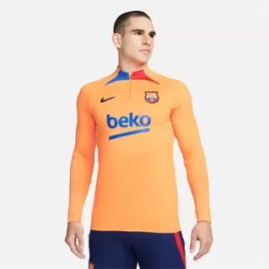 Image of Nike Barcelona Strike Drill Top Mens - Orange
