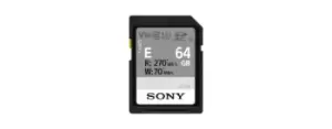 image of Sony SF-E64 64GB SDXC UHS-II Class 10