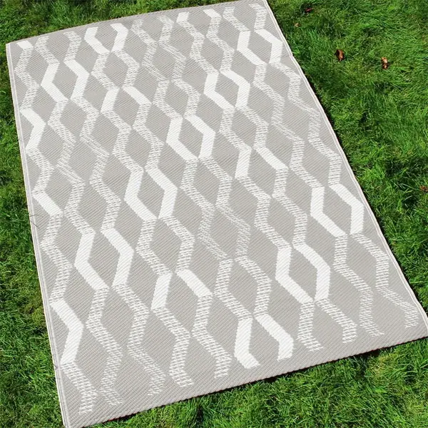 image of Fusion Rico Outdoor Rug - Water and UV Resistant Outdoor Rugs 120 x 170c Black 84608503000