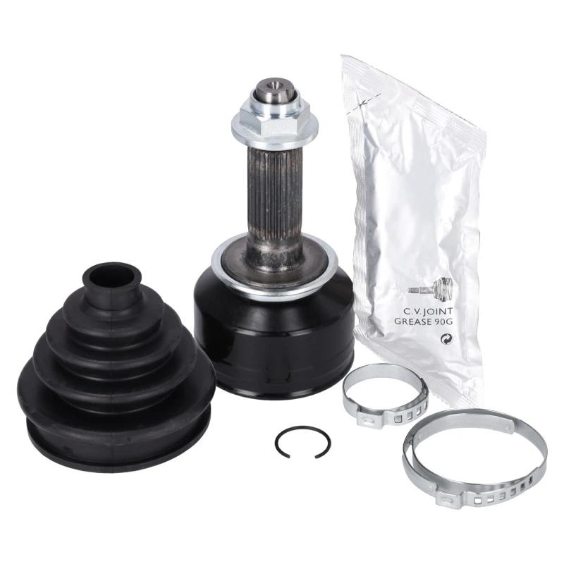 Image of FEBI BILSTEIN 185125 CV Joint Wheel Side, with nut, with grease Joint Kit,drive shaft (5)