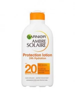 Image of Garnier Ambre Solaire Ultra-Hydrating Shea Butter Sun Protection Cream SPF20 200ml One Colour, Women