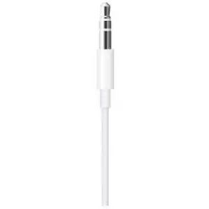 Image of Apple iPad/iPhone/iPod Cable [1x Apple Dock lightning plug - 1x Jack plug 3.5 mm] 1.20 m White