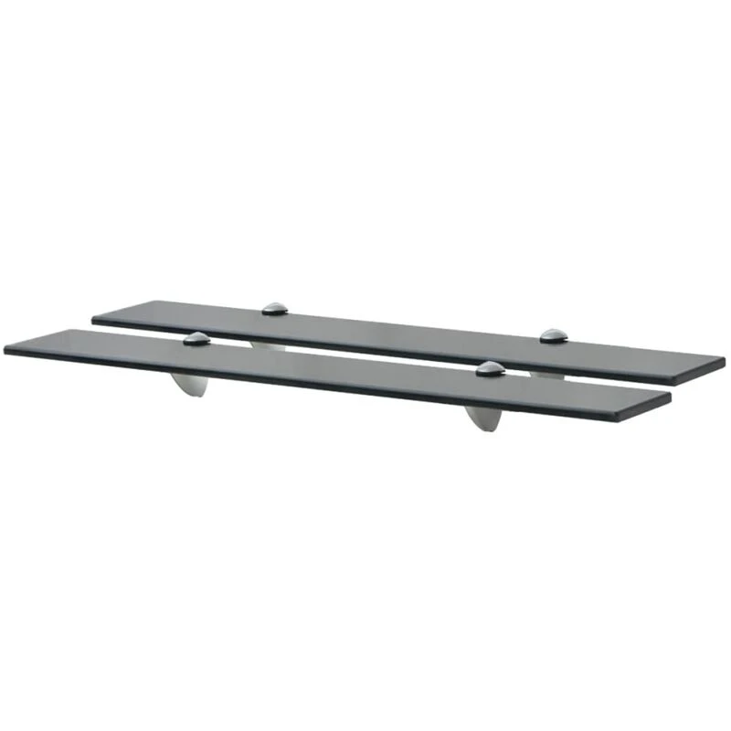 Image of VIDAXL Floating Shelves 2 pcs Glass 70x10cm 8mm Vidaxl 3051506