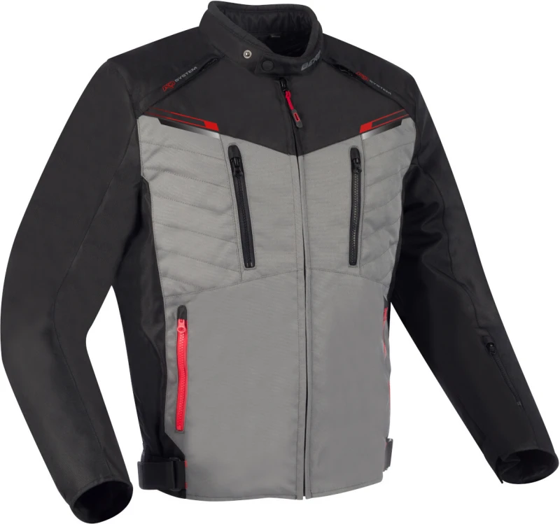 Image of Bering Otago Jacket Black Gray Size S