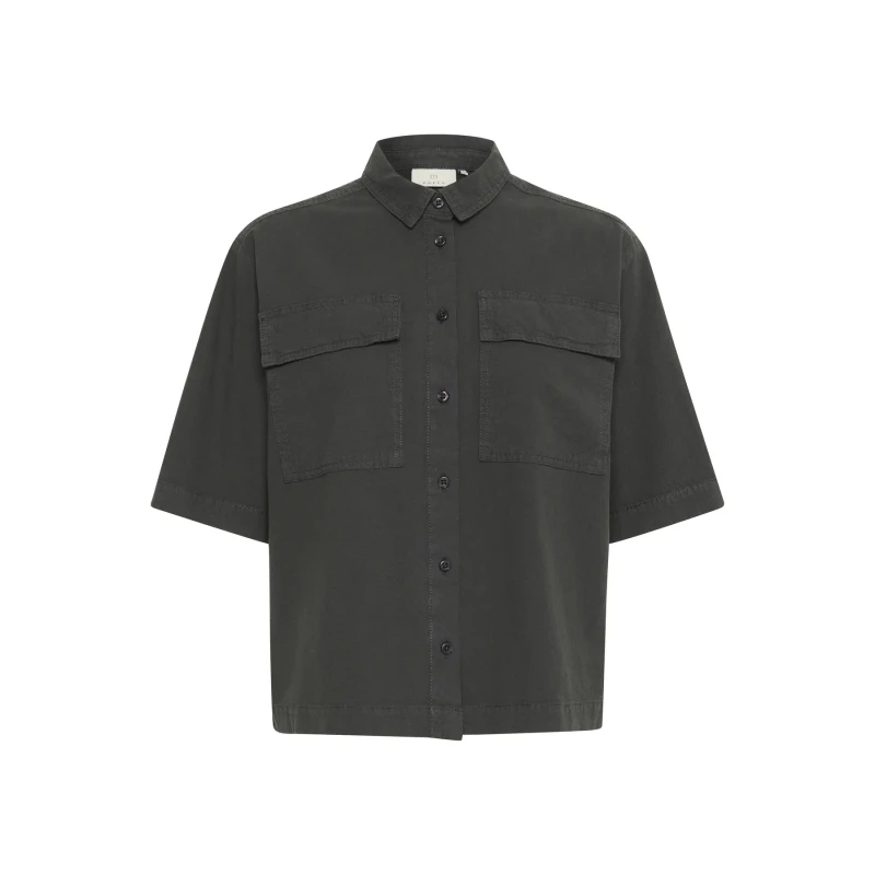 Image of Kaffe Womens overshirt KAFFE Naya Noir Female 38
