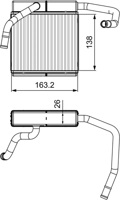 Image of VALEO 811552 Heat Exchanger Aluminium Heat Exchanger,interior heating (467)