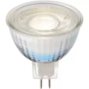 image of 7W MR16 LED GU5.3 Bulb - 4000k Cool White Temperature - Clear Glass LED Lamp