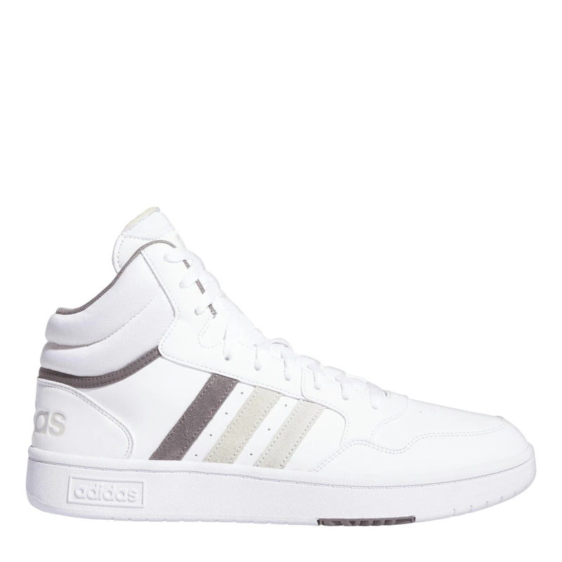 Image of adidas Hoops 3.0 Mid Classic Vintage Shoes Mens - White White 7