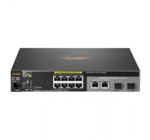 image of 2530 8 PoE+ Switch J9780A - Switch - Fiber Optic