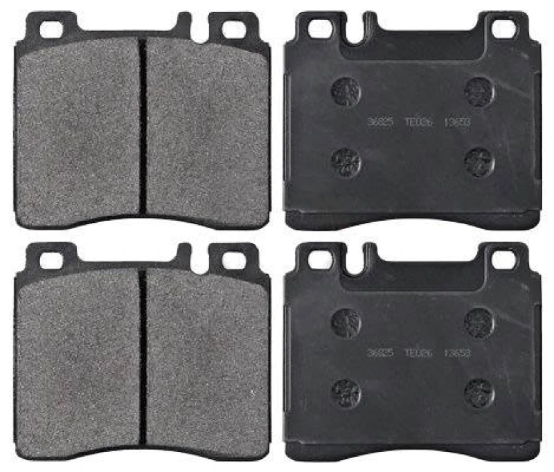 Image of A.B.S. 36825 Brake pad set prepared for wear warning indicator Brake Pad Set,disc brake (402)