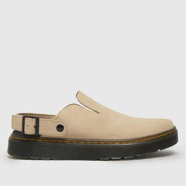 image of Dr Martens carlson mule sandals in beige