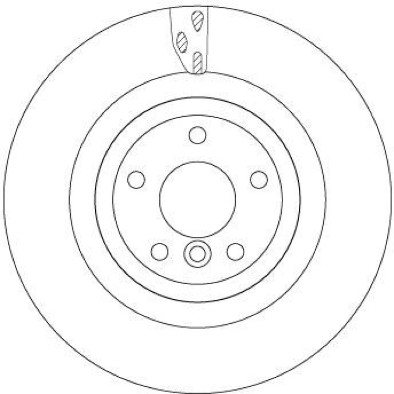 Image of Brake disc TRW DF6969S