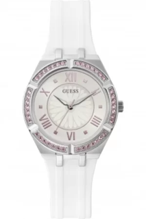 image of Guess Sparkling Pink Breast Cancer Awareness Watch