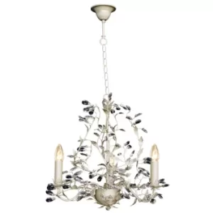 image of Michelan 3 Light Multi Arm Chandeliers Cream