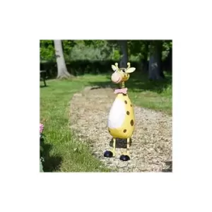 Image of Quirky Metal Garden Polka Pets - George Giraffe