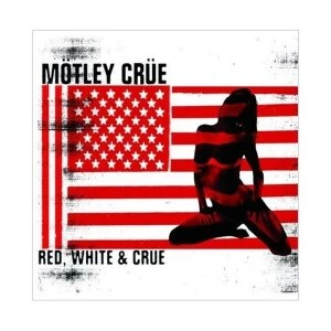 image of Motley Crue - Red & White Greetings Card