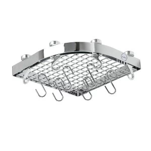 Image of Hahn Metro Corner Wall Rack - Chrome