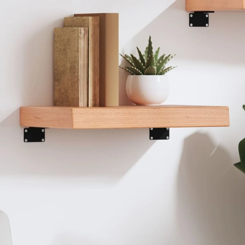 Image of VIDAXL Wall Shelf Light Brown 40x20x6cm Treated Solid Wood Oak vidaXL 8720845813468