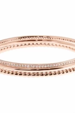 image of Bronzallure Purezza Set of 3 Fantasy Bangles JEWEL WSBZ00356.R