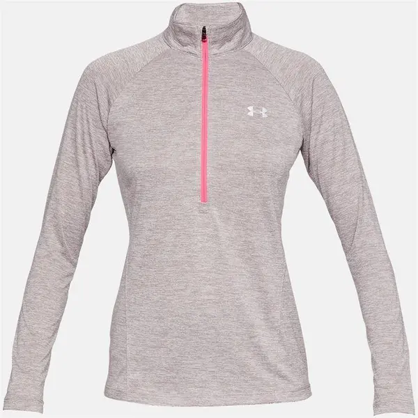 Image of Under Armour Tech Half Zip Top Womens Performance Tracksuit Tops 8 (XS) Blue 34018152310