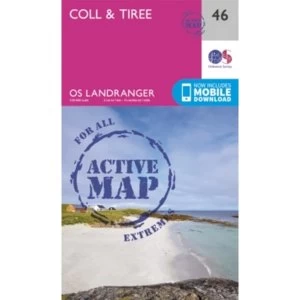 Image of Coll & Tiree by Ordnance Survey (Sheet map, folded, 2016)