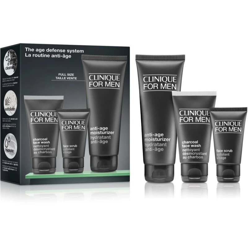 Image of Clinique For Men The Age Defense System gift set for men