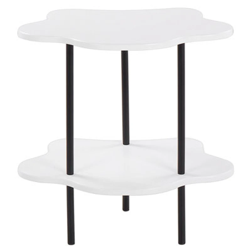 Image of Beliani Side Table Cloud White
