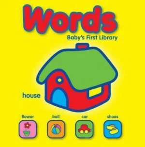 Image of Babys First Library Words Book
